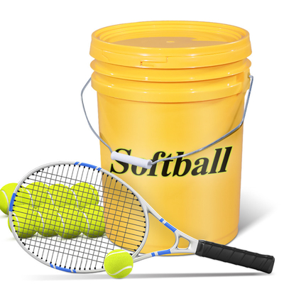 comprar Colorido logotipo personalizado de plástico 5 galones de béisbol balón de softbol para el entrenamiento de softball Fabricación en línea