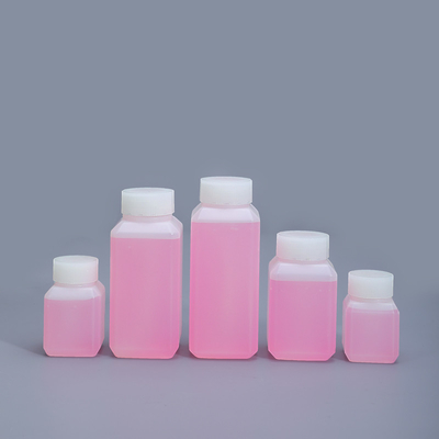comprar Contenedores de reactivos de impresión en serigrafía Botellas de embalaje de plástico para productos químicos de laboratorio Fabricación en línea