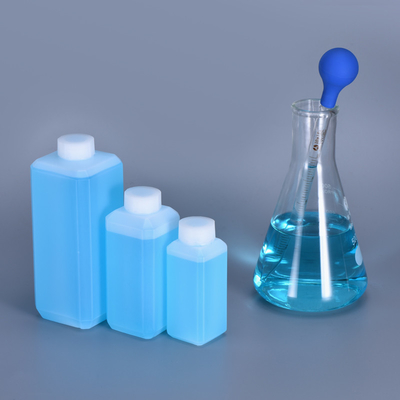 comprar Botella de plástico vacía de HDPE cuadrada plana con tapa para almacenamiento de pintura de champú y acondicionador Fabricación en línea