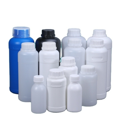 comprar 250 ml-1000 ml HDPE Reciclaje Contenedores de plástico Impresión de logotipos para el embalaje de pastillas Fabricación en línea