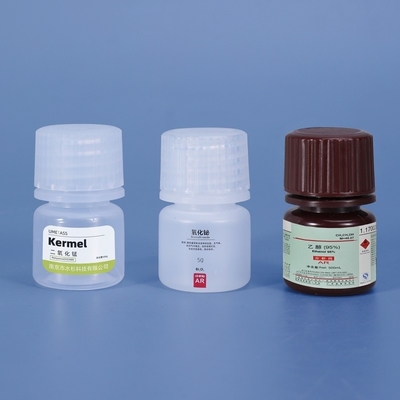 comprar Botella de reactivo líquido químico de plástico de boca ancha HDPE/PP de 5 ml y 10 ml con impresión de logotipo Fabricación en línea