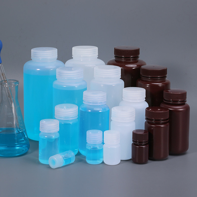 comprar Material del collar de PP 500ml Botella de plástico de boca ancha para reactivo químico médico de laboratorio Fabricación en línea