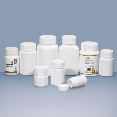 comprar Impresión en pantalla Botella de pastillas de plástico HDPE con tapa de tornillo para envases farmacéuticos Fabricación en línea