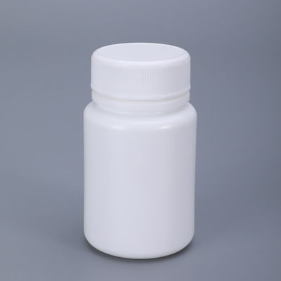 comprar 70 ml Capacidad Cuadrada/ Botella redonda Contenedor de pastillas de plástico blanco y impermeable en PE Fabricación en línea
