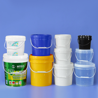 comprar 1L-50L envasado en PP balde redondo de pintura plástica con cubierta para pintura Fabricación en línea