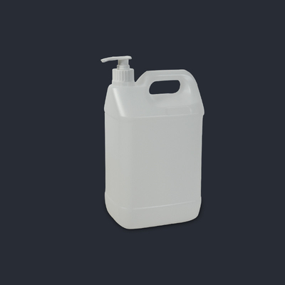 comprar Botella de aceite de agua de plástico HDPE de 10 litros cuadrados y resistente con bomba Fabricación en línea