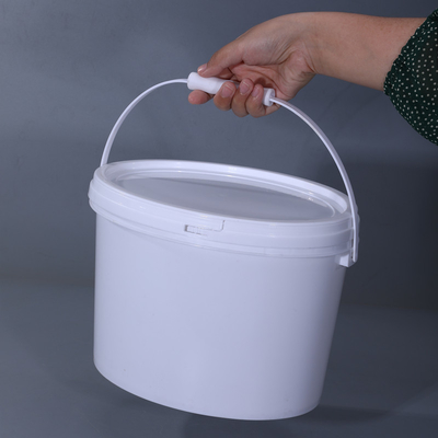 comprar Balde de plástico blanco de 10 litros para materiales ecológicos en la industria de la pintura de látex Fabricación en línea