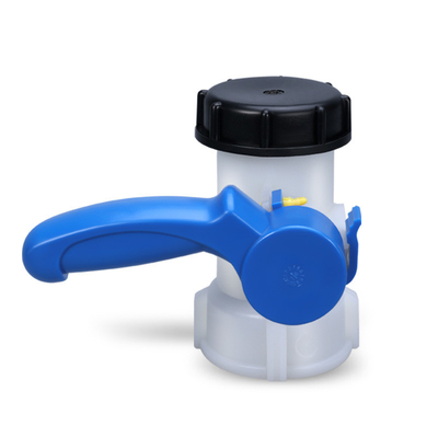 comprar Vendedor de venta al por menor 1000L IBC Adaptador de tanque DN50 válvula de mariposa de bolas para aplicaciones industriales Fabricación en línea