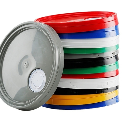 comprar PP plástico de 5 galones de cubos de cubos de cubos para cubrir logotipo personalizado para productos químicos Fabricación en línea