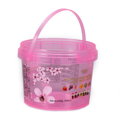 comprar IML Plastic Popcorn Biscuit Chips Bucket con capacidad personalizada y logotipo personalizado Fabricación en línea