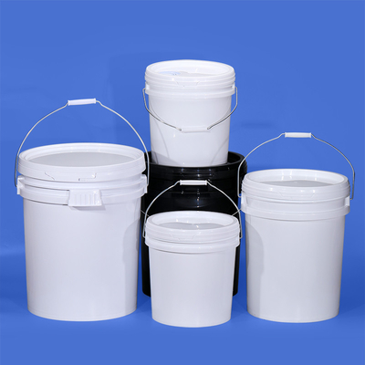 comprar Impresión de serigrafía 1L-50L envasado en un cubo de plástico en un cubo de PP con tapa y mango de hierro Fabricación en línea