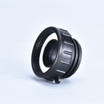 comprar Adaptador de reducción incluido en el enlace de conector negro S60 para el ajuste de válvula de tanque IBC de 63 mm Fabricación en línea