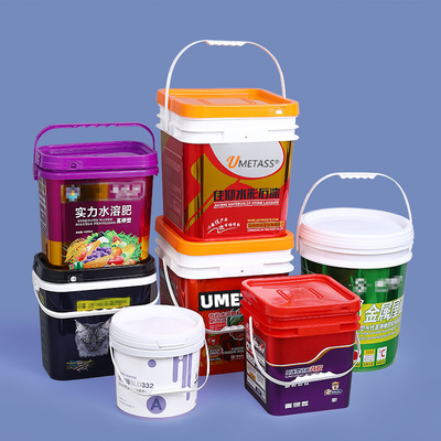 comprar 100% de material 7 galones 35 litros biodegradable plástico cubo de balde tambor con tapas Fabricación en línea