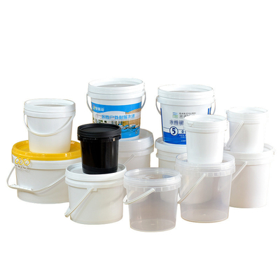 comprar Logotipo personalizado Ronda 1L a 50L Gran cubo de plástico reciclado de PP para almacenamiento de agua Fabricación en línea