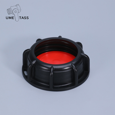 comprar Adaptador de tapa de válvula del tanque IBC de plástico de hilo fino de 60 mm con conexión de brida de PP y junta extraíble Fabricación en línea
