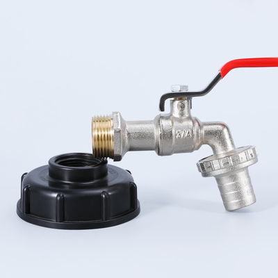 comprar Adaptador de soporte personalizado de grifo de cable de IBC del grifo del tanque de reemplazo de conector de válvula para el grifo de la manguera del tanque de agua Fabricación en línea