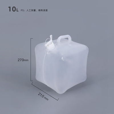 comprar 10L 20L 25L LDPE portátil de agua plegable Jerry puede con mango y grifo Fabricación en línea