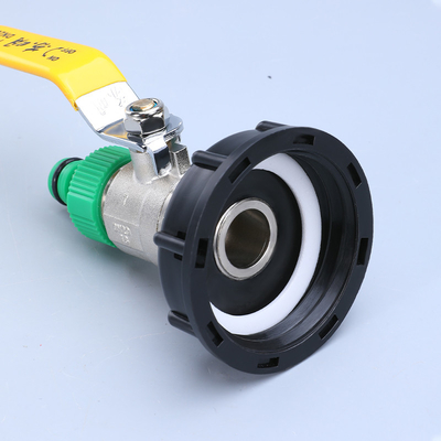 comprar Conectores de agua de jardín Adaptador de grifo de latón para válvula de tanque IBC Conector de manguera de ajuste Fabricación en línea