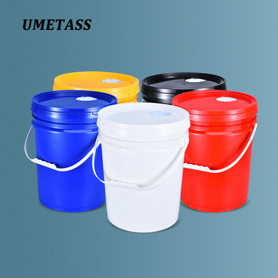 comprar Muestra 18L de cubo de agua de plástico de gran tamaño químico con tapa y mango Fabricación en línea