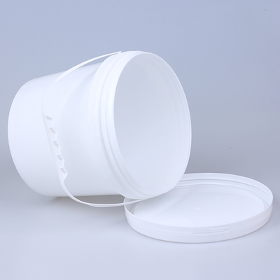 comprar 100% de material negro vacío 5L cubo de plástico con manija de tapa a prueba de alteraciones para la pintura de aceite de pegamento lubricante Fabricación en línea