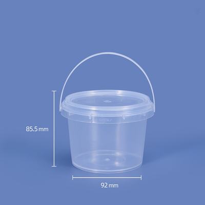 comprar Guarde su hielo con estilo con un cubo de plástico redondo de 1000 ml y un conjunto de tapa Fabricación en línea