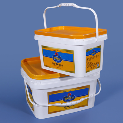 comprar Cubo hermético rectangular profesional con tapas de mango 3.5L 5L 6L 20L capacidad Fabricación en línea