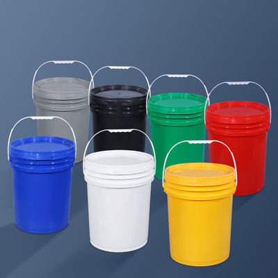comprar Silenos de sellado de seguridad Barril de plástico HDPE redondo de 20L para recipientes de pintura química industrial Fabricación en línea