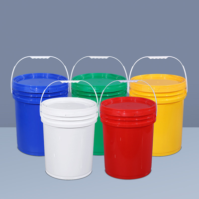 comprar 20L Capacidad de pintura resistente al agua Construcción de cubos de revestimiento con cubierta y logotipo personalizado Fabricación en línea