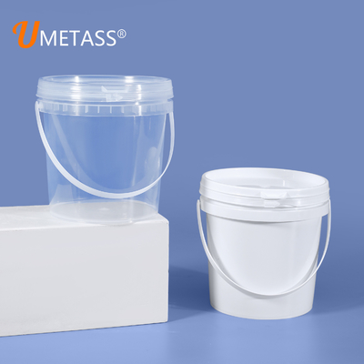 comprar Se suministra una muestra de recipiente de plástico cuadrado de 1L transparente de grado alimenticio con tapa de sello Fabricación en línea
