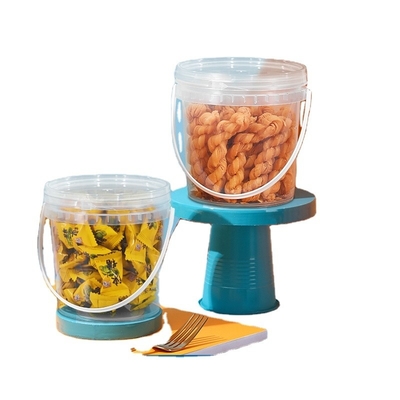 comprar Calidad alimenticia dulces aperitivos cubo claro frasco sellado 1L Capacidad ISO9001SGS acreditado Fabricación en línea
