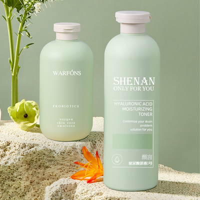comprar Paquete de loción de suero líquido cosmético azul con toque suave Frasco vacío de champú acondicionador Fabricación en línea