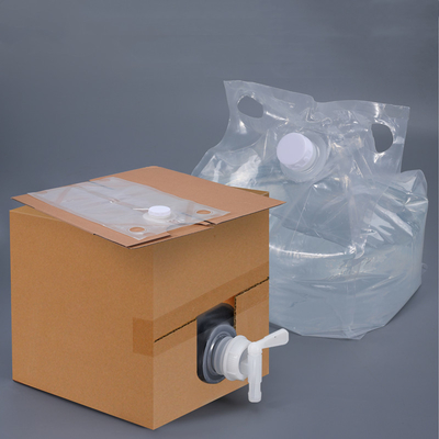 comprar Caja transparente con tapa de tornillo para jugo Contenedor de embalaje de gran capacidad para vino Fabricación en línea