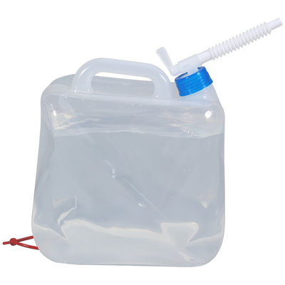 comprar Bolsa de agua transparente plegable 20L para equipos de campamento Contenedor cuadrado exterior de PVC Fabricación en línea