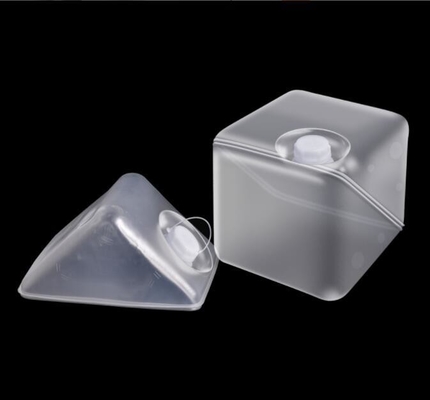 comprar Selección del espacio de la sala de apoyo Bolsa de plástico de plástico transparente plegable de calidad alimentaria Fabricación en línea