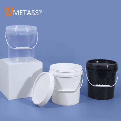 comprar Envases de plástico para almacenamiento de alimentos de gran tamaño de PP 6 litros 6000 ml Translcuente rojo amarillo Fabricación en línea