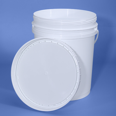 comprar Cubo de seguridad para alimentos de tornillo de color tapa 20 litros de material plástico PP Fabricación en línea