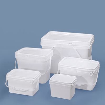 comprar Cubo de plástico rectangular respetuoso con el medio ambiente 6L Fabricación en línea