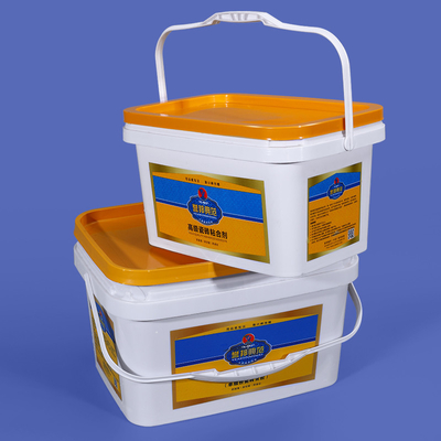 comprar Cubo de plástico rectangular de 3L de almacenamiento a prueba de fugas Color blanco Fabricación en línea