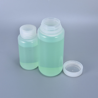 comprar Reactivo de cuello ancho de OEM Botellas de plástico de polipropileno PP de 125 ml de grado de laboratorio Fabricación en línea