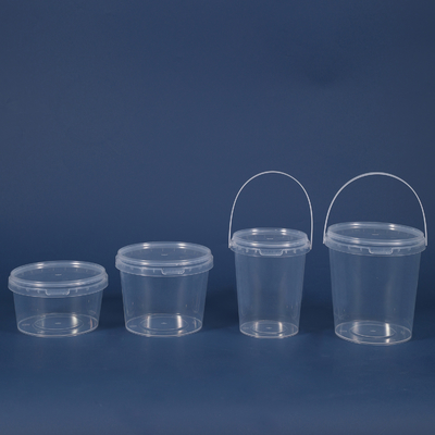 comprar Cubos de almacenamiento de alimentos de plástico transparente de 450 ml-900 ml con tapas, cubeta para fruta Fabricación en línea