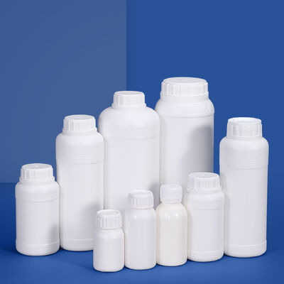 comprar Botellas resistentes a las fugas duraderas de 50 ml, 100 ml, 200 ml y 250 ml Botellas de plástico HDPE fluorado para productos químicos/sustancias esenciales Almacenamiento y transporte Fabricación en línea