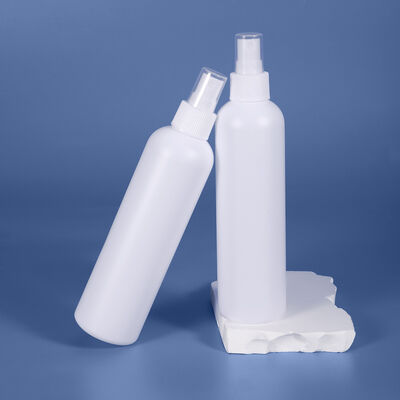 comprar Botella de spray redonda de HDPE de 250 ml de primera calidad con pulverizador de niebla Suministro a granel para cosméticos, desinfectantes y productos de cuidado personal Fabricación en línea