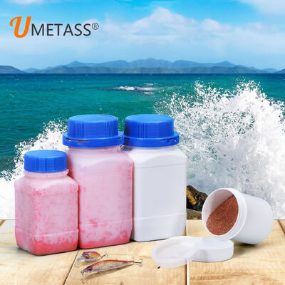 comprar Botella cuadrada de HDPE de ancho diámetro 250 ml 500 ml 1L 1.5L Perfecto bote de cebo de pesca de gran calibre Fabricación en línea