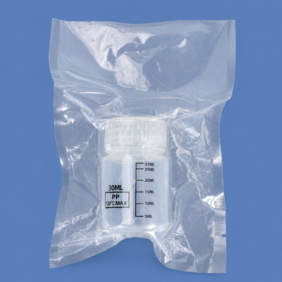 comprar Botella de reactivo de PP estéril de 30 ml 60 ml con embalaje al vacío para la distribución y almacenamiento de reactivos químicos Fabricación en línea