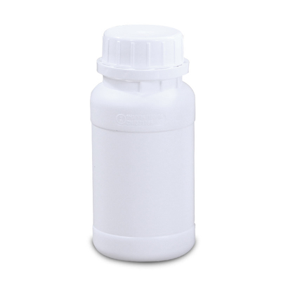 Botellas de plástico fluorado de HDPE biodegradables de 250 ml para pastillas de farmacia
