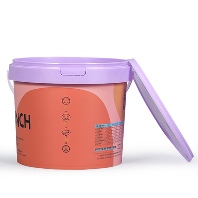 Contenedor IML de capacidad personalizada de 300 ml-5L para el embalaje de mantequilla de maní de buen sello
