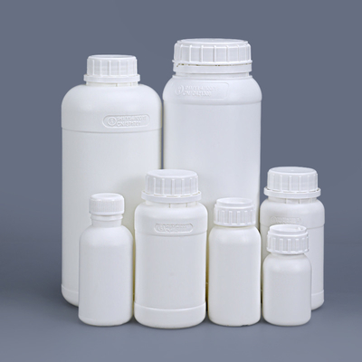 Botella de píldora de plaguicidas vacía fluorada de plástico espesado personalizado para productos químicos 50ml-25L