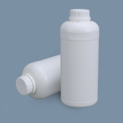Botella de reactivo transparente de fluoruro de plástico HDPE 1000 ml 1L para envases químicos