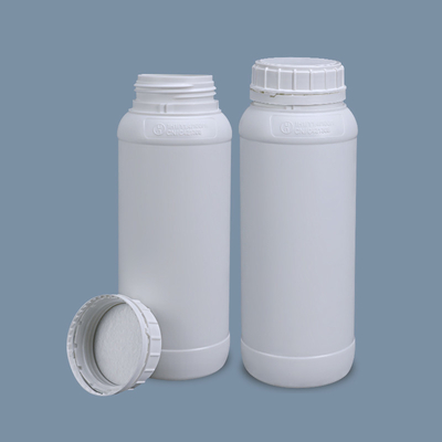 Botella de plástico HDPE de 1000 cc para almacenamiento de productos químicos líquidos resistente a ácidos y álcalis