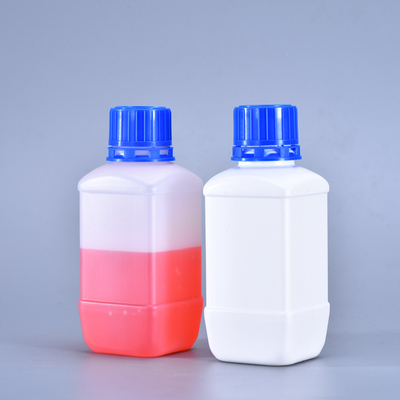 Botella de reactivo químico reciclado de 250 ml Botellas de laboratorio de plástico HDPE